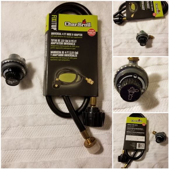 🔥New CHAR-BROIL Universal 4ft hose and Adapter. 🔥 - Picture 3 of 5